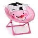 Cadeira Infantil Divertida Vaquinha rosa Galzerano em oferta