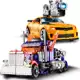 Transformers 5 Modelo Robô/Guerreiro/Wasp Brinquedo Carro Optimus Prime/Bumblebee em oferta