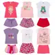 Kit 6 Peças de Roupas Infantil Menina Conjunto Infantil Menina Verão Bebê em oferta