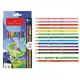 EcoLápis de Cor Faber-Castell Dinossauro 12 Cores + 2 Lápis Misturinha em oferta