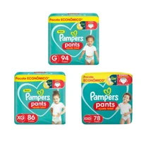 Imagem da promoção Fralda Pampers Pants Ajuste Total ( G, XG e XXG ) [Comprando 3 Unidades]