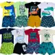 Kit 10 peças 05 Conjunto 06 peça 03 Conjunto Roupa Infantil Menino Verão Camiseta + Shorts/Bermuda em oferta
