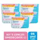 Kit 5 Lenços Umedecidos Hipoalergênicos 96un cada - Bepantol em oferta