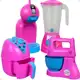 Kit Cozinha Infantil de Brinquedo Eletrodomesticos AirFryer Cafeteira 5 Peças em oferta