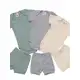 Kit 06 peças de Bebê Verão 3 body manga curta 3 Shorts tapa fralda 7713-B em oferta