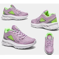 Imagem da promoção Tênis Infantil Kappa Force Menina - Verde Limão+Roxo (25 ao 27)