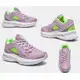 Tênis Infantil Kappa Force Menina - Verde Limão+Roxo (25 ao 27) em oferta