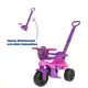 Triciclo Menina Rosa e Lilás - Utilizável de 1 até 3 anos - Completa Com Empurrador, Apoio, Pedal e em oferta