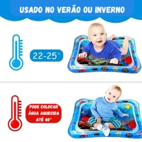 Imagem da promoção Tapete Infantil Bebê Inflável Água Esteira Atividades Sensorial Menino Menina