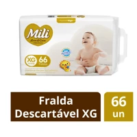 Imagem da promoção Fralda Mili Love & Care Premium XG 66 Unidades