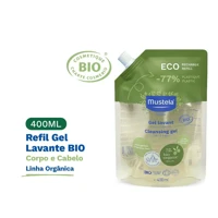 Imagem da promoção Refil Gel Lavante Corpo e Cabelo Mustela Bio 400ml