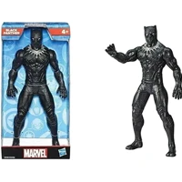 Imagem da promoção Marvel, Boneco Pantera Negra Olympus, Preto e Prata