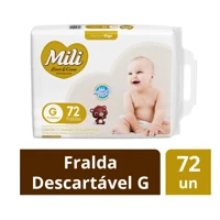 Imagem da promoção Fralda Mili Love & Care Premium G 72 Unidades