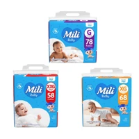 Imagem da promoção Fralda Mili Baby Giga ( G, XG e XXG )