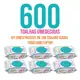 Kit com 6 Lenços/Toalhas Umedecidas Baby Star C/100 em oferta