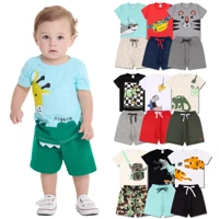 Imagem da promoção Kit Sortido 10 Peças de Roupas Infantil Bebê Menino (5 Camisetas + 5 Bermudas) Kit 5 Conjuntos Bebê