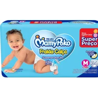 Imagem da promoção MamyPoko Fralda-Calça Superproteção M 34 Unidades