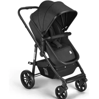 Imagem da promoção Carrinho Passeio Beyond 2 em 1 Assento Moises 0-15kg Preto Multikids Baby - BB428