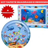 Imagem da promoção Tapete Quadrado e Redondo - água inflável para bebê infantil para centro atividades para bebês