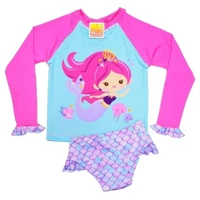 Imagem da promoção Conjunto Biquini Bebe Camiseta + Calcinha Proteção Uv