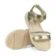 Sandália Infantil Menina Tira de Strass Brilho Feminina Velcro Confortável Leve Casual em oferta