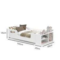 Imagem da promoção Cama Infantil Aconchego em MDF com Sapateira – Conforto e Organização no Quarto Infantil