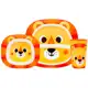 Kit Refeição Infantil Buba Zoo Leão 3 Peças Laranja em oferta