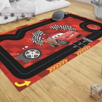 Imagem da promoção Tapete pista para brincar de carrinho Relâmpago Mcqueen 70x100cm - 100x170cm - Leia Descrição