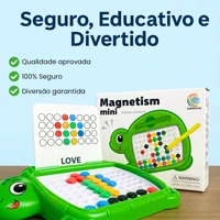 Imagem da promoção Lousa Mágica Infantil Caneta Magnética Educativa Com Cartela Para Desenho Autismo Terapia Montessor