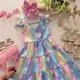 Vestido Infantil Luxo Premium Verão Menina em oferta
