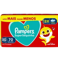 Imagem da promoção Fralda Descartável Pampers Supersequinha Jumbo XG 70 Tiras