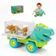 Caminhão Carro Trucksauro 45cm com 2 Dinossauros na Gaiola em oferta