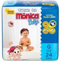 Imagem da promoção Fralda Turma da Mônica Baby Jumbo G 24 Unidades