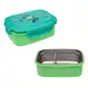 Lancheira Bento Box Inox Antivazamento Bubazoo Dino Buba em oferta