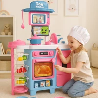 Imagem da promoção Cozinha Infantil Grande Completa Com Geladeira Forno Fogão Fruteira Menina Sai Água de Verdade