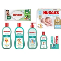 Imagem da promoção Kit Huggies Higiene Infantil Extra Suave Livre De Lágrimas - 7 Itens