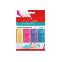 Marca Texto Tons Pastel, Faber-Castell, MT/15464, Textliner Pastel 46, 4 cores em oferta na Amazon