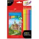 Lápis de Cor EcoLápis 12 Cores + 6 Neon Faber-Castell em oferta