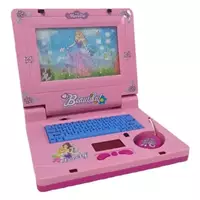 Imagem da promoção Laptop Infantil Princesas Imagem Toca Musica Rosa Brinquedo Notebook Luzes Criança Menina - TOP TOYS