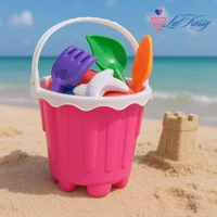 Imagem da promoção Baldinho de Praia Piscina infantil Castelinho plastico resistente