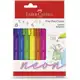 Caneta Ponta Fina Faber-Castell Fine Pen Colors Neon 6 Cores em oferta