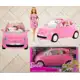 Barbie, Veículo para Boneca Fiat Rosa com 1 Boneca e Acessórios em oferta
