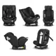 Cadeira Artemis 0-36Kg Isofix 360° Multikids Baby em oferta