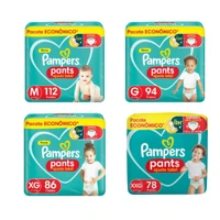 Imagem da promoção Fralda Pampers Pants Ajuste Total ( G, XG e XXG ) [Comprando 4 Unidades]