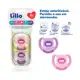Kit Chupeta Silicone Soft Comfort Tamanho 2 Lillo em oferta