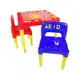 Mesa Infantil Colorida Com 2 Cadeira Tritec em oferta