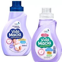 Imagem da promoção Kit Vida Macia Sabão Líquido 500ml e Amaciante 500ml