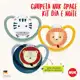 Kit com 3 Chupetas Space 6+ meses NUK – Dia e Noite em oferta