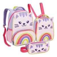 Imagem da promoção Kit Mochila Escolar Infantil Estojo + Lancheira Térmica