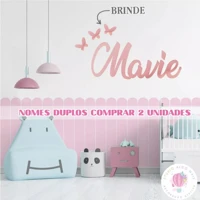 Imagem da promoção Nome Personalizado Acrílico Espelhado - Decoração Quarto Infantil - Brilhante, Elegante e Moderno